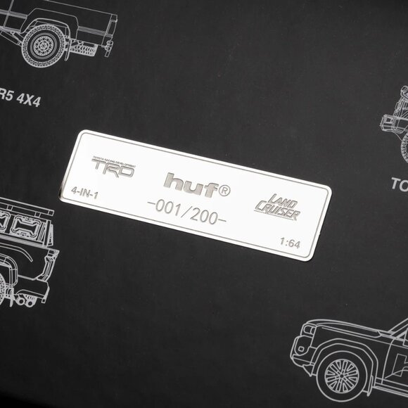 HUF x DiecastTalk Exclusive 1/64 Toyota 4-in-1 Box Set(200 sets limited) - Picture 3 of 7